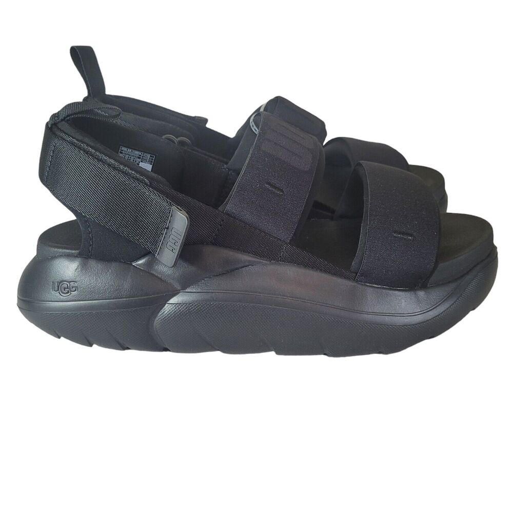 Ugg LA Cloud Platform Sandals Women's US Size 12 Men’s US Size 11 Black NEW